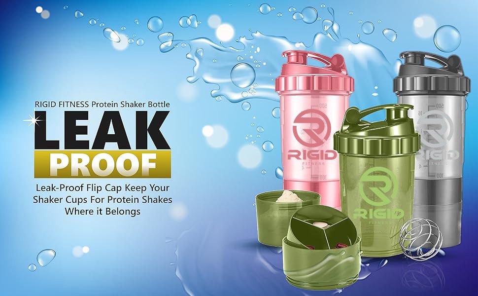 زجاجة خلط البروتين سعة 500 مل