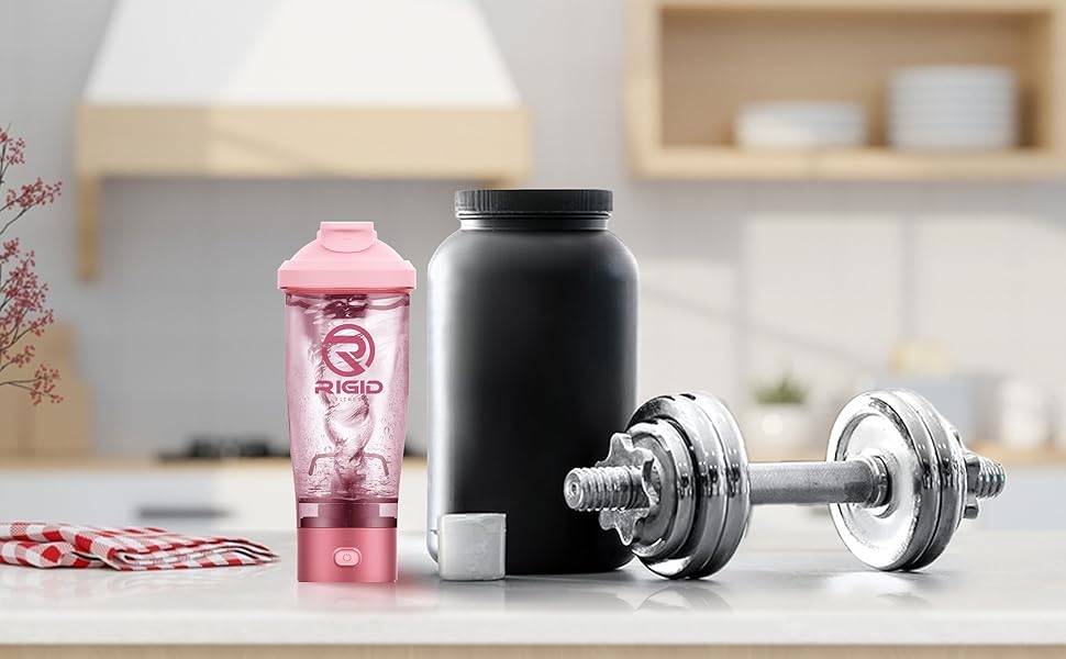 electric protein shaker bottle