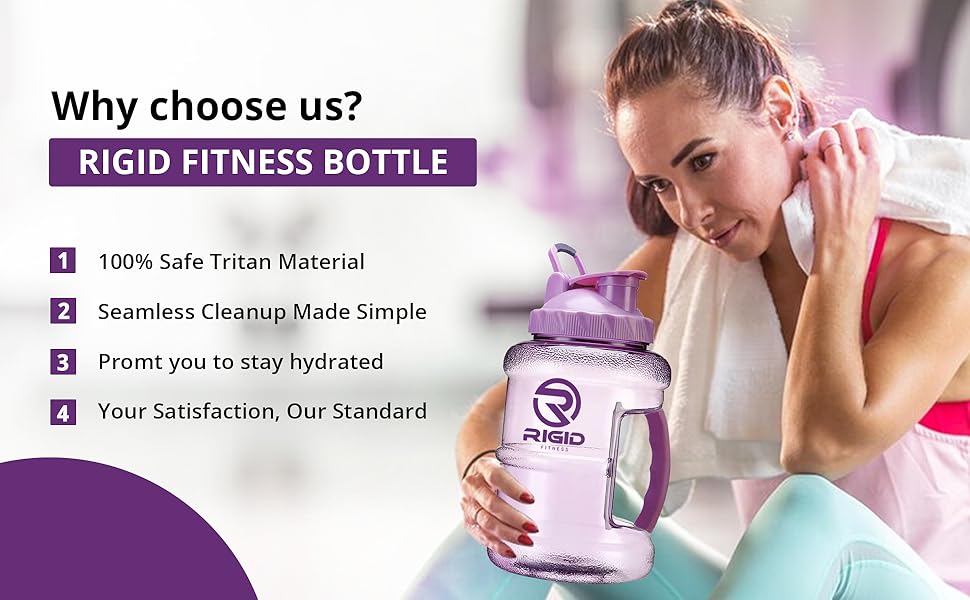 1.5L gym water bottle