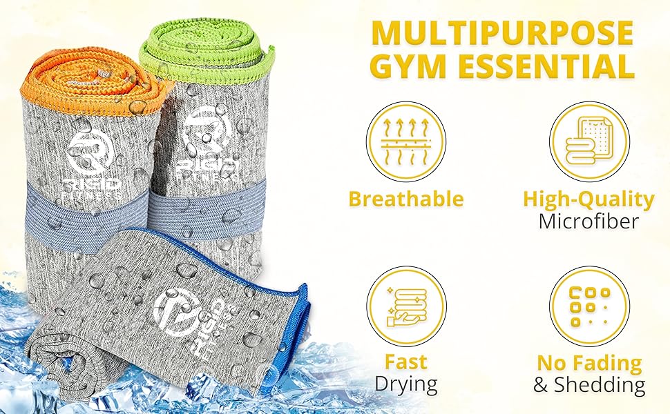 quick-dry microfiber gym towels