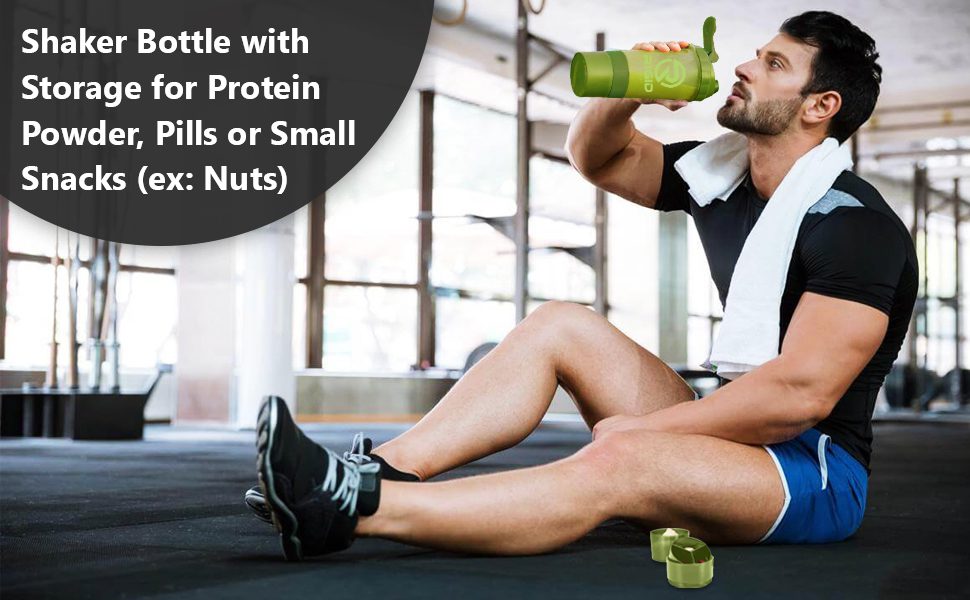 500ml protein shaker bottle