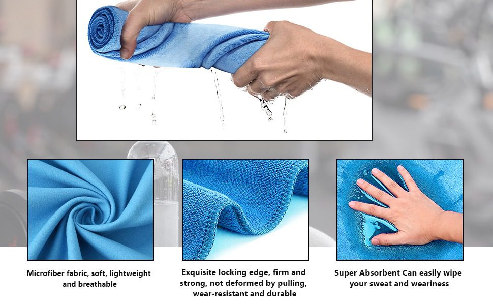 quick-dry microfiber gym towel