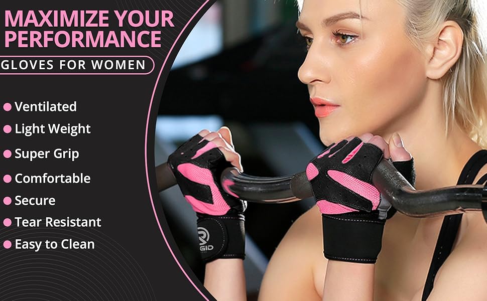 women's gym gloves M