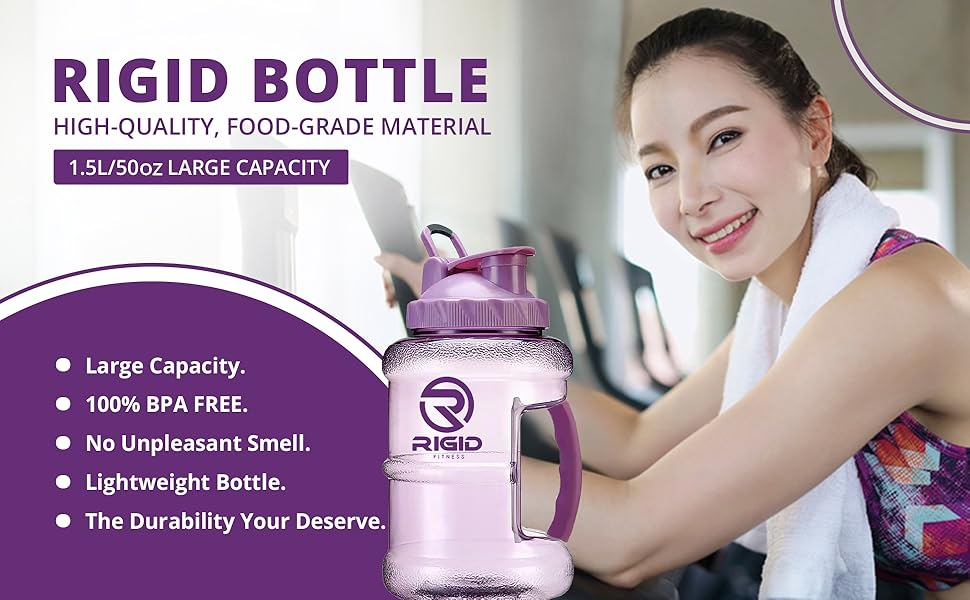 1.5L gym water bottle