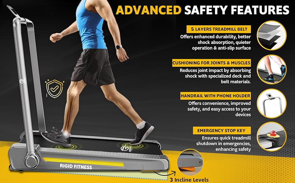 foldable treadmill for home and office