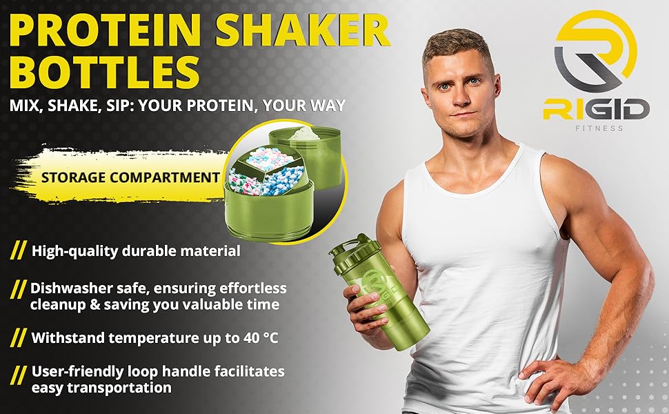 500ml protein shaker bottle