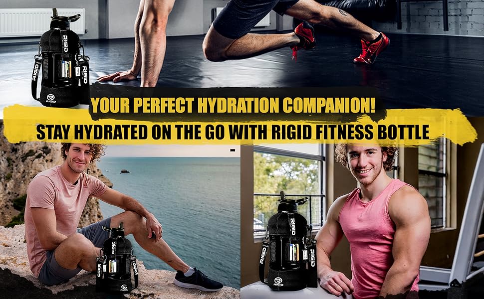 2.2L gym water bottle