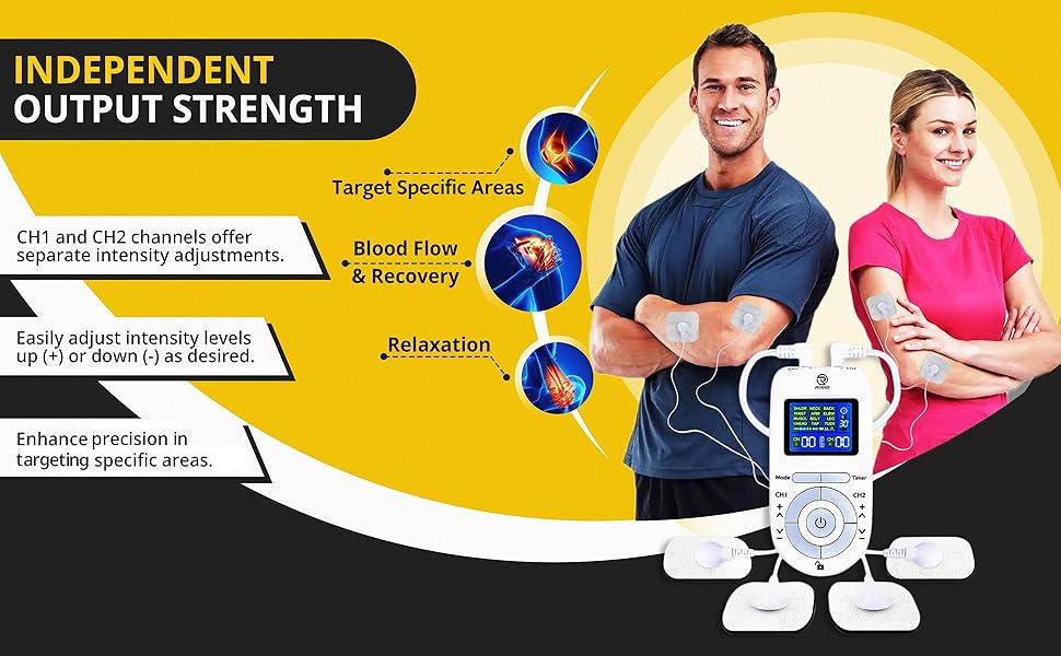wireless EMS TENS muscle stimulator