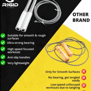 High-Speed Adjustable Jump Rope – 3.2m for CrossFit & Fitness – Skipping Ropes