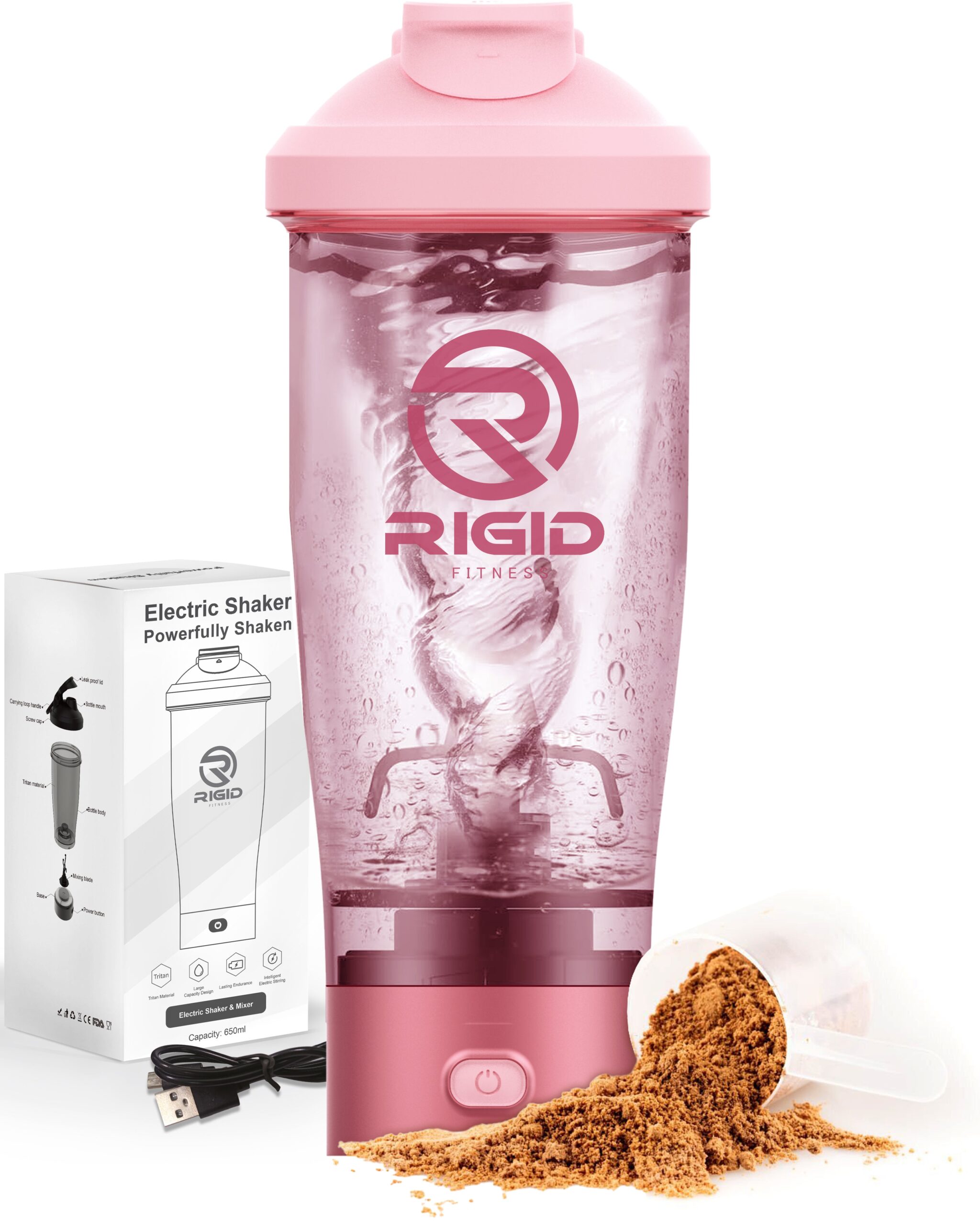 electric protein shaker bottle