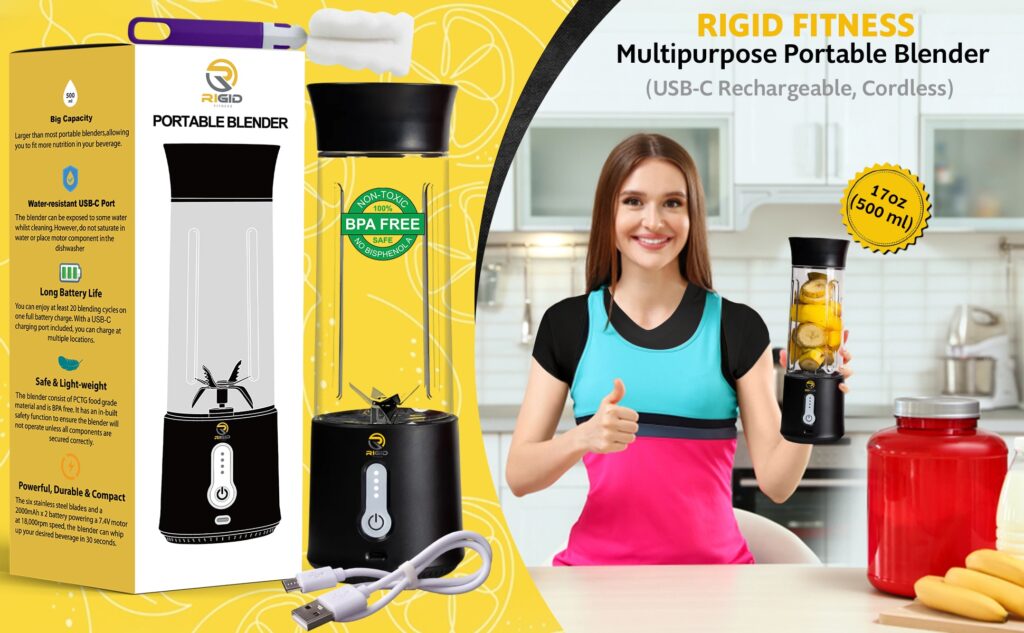 portable blender bottle 500ml
