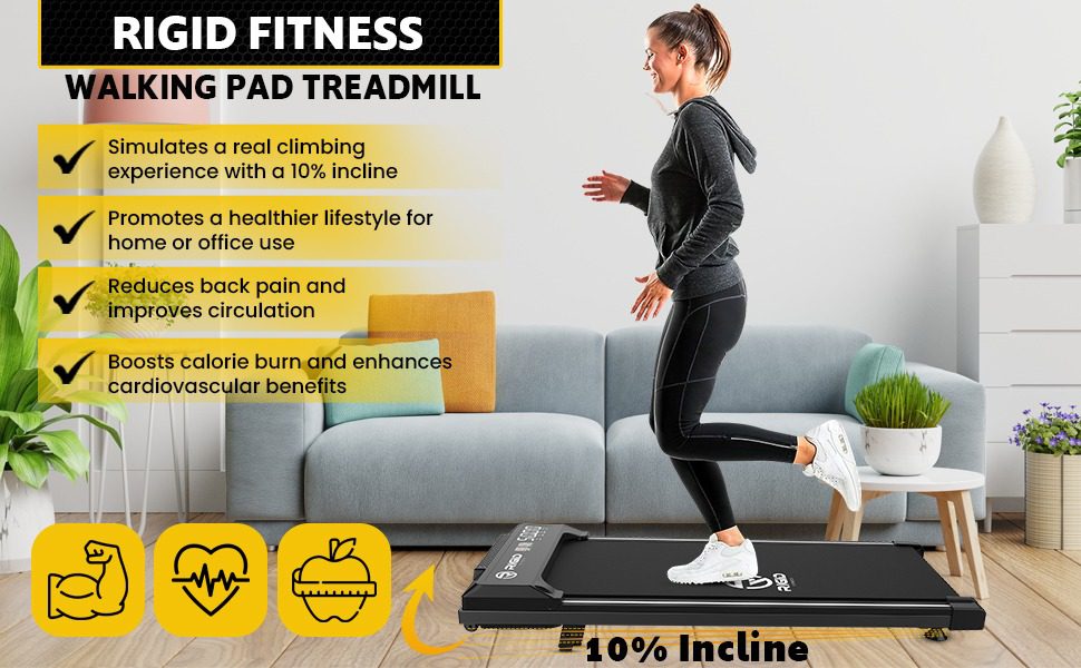 incline under desk treadmill walking pad