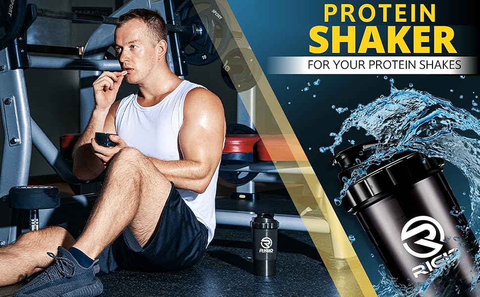 500ml protein shaker bottle
