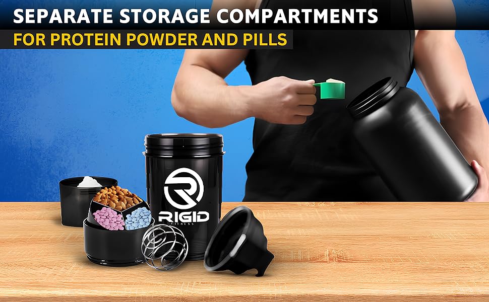 500ml protein shaker bottle