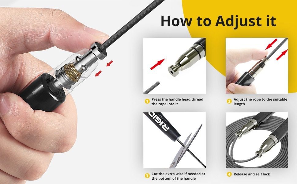 adjustable speed jump rope