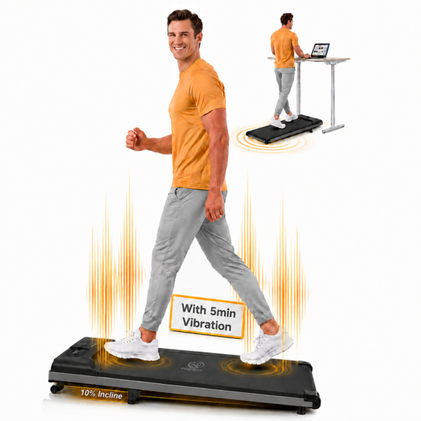 Under desk treadmill with Vibration