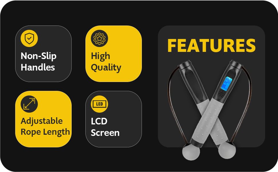 digital jump rope with counter