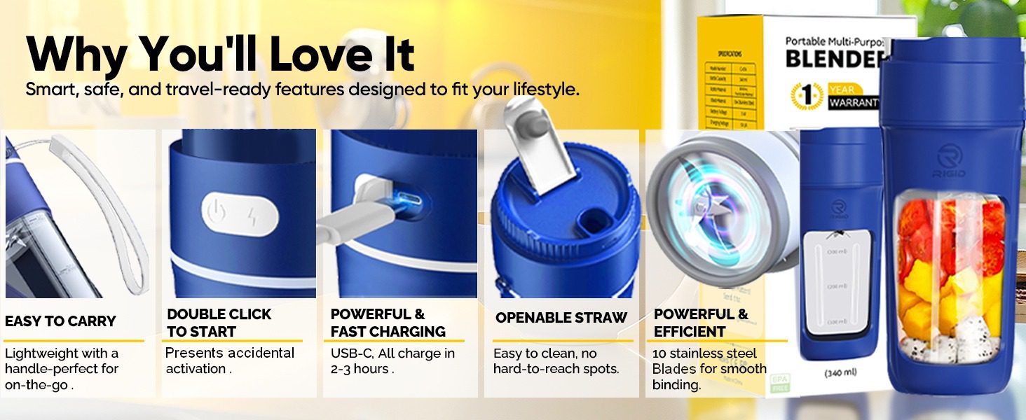 portable blender bottle