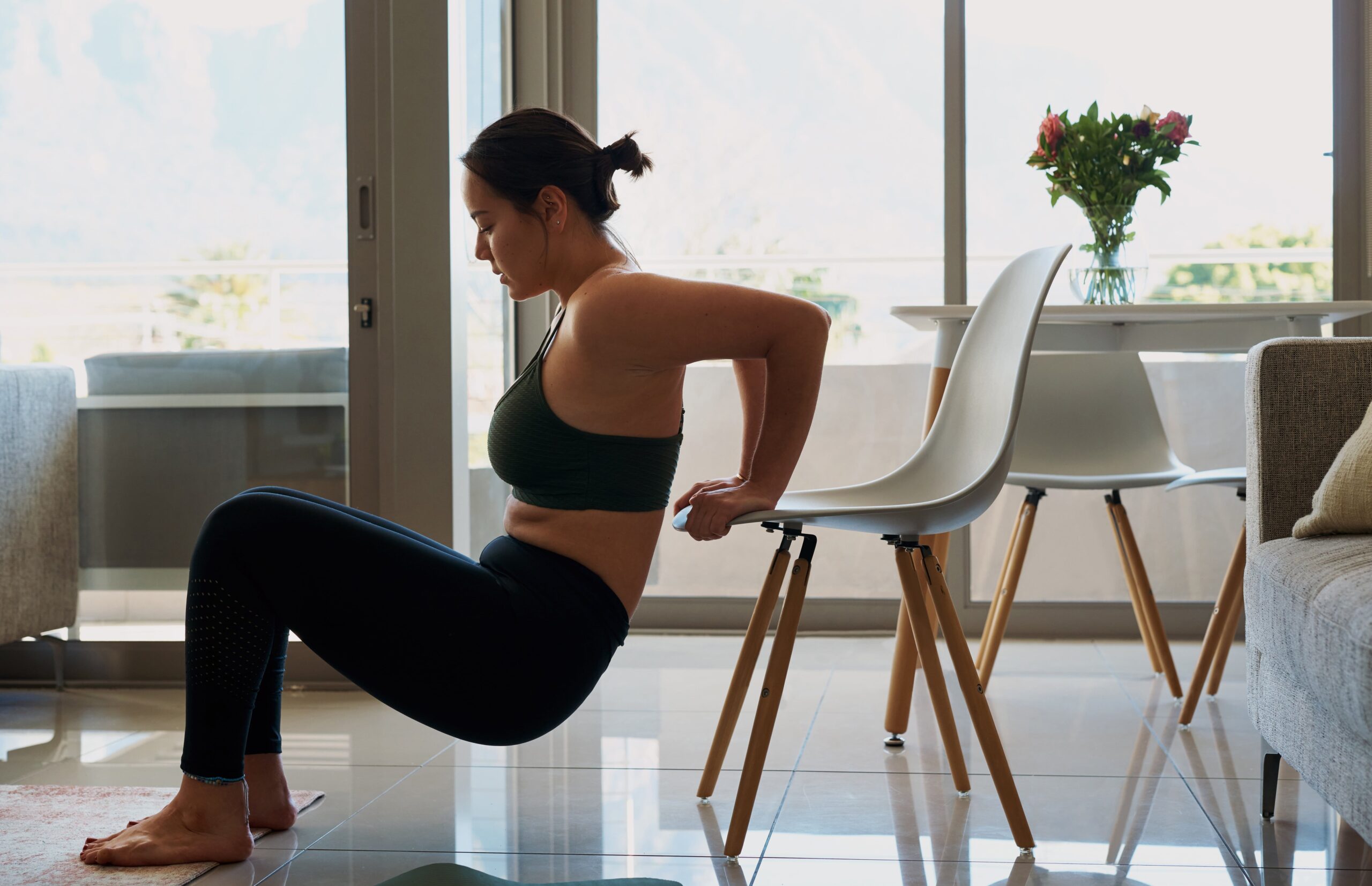 Tricep Dips (Using a Chair)