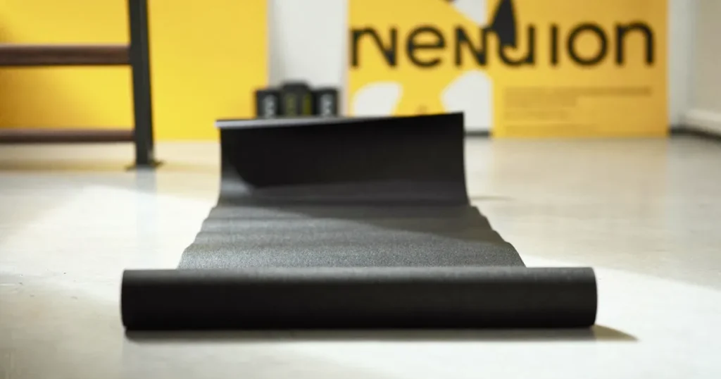 Yoga mat and towel set