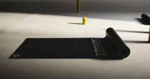 Yoga mat for hot yoga