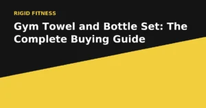 Gym towel and bottle set