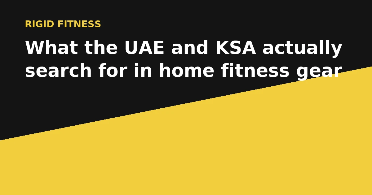 Home fitness search data uae