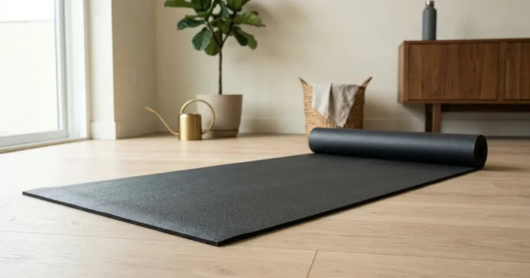 Yoga mat for hot yoga