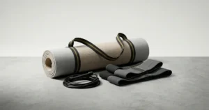 Home workout gear checklist for a small apartment